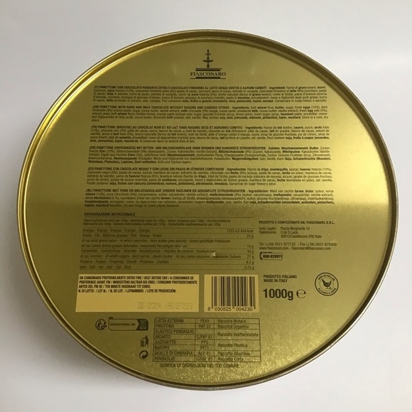 Dolce & Gabbana Tin Made In Italy EMPTY Fiasconaro Panettone LARGE 10” Storage - Picture 7 of 14